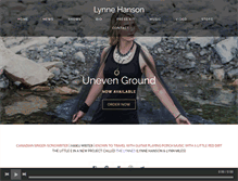 Tablet Screenshot of lynnehanson.com